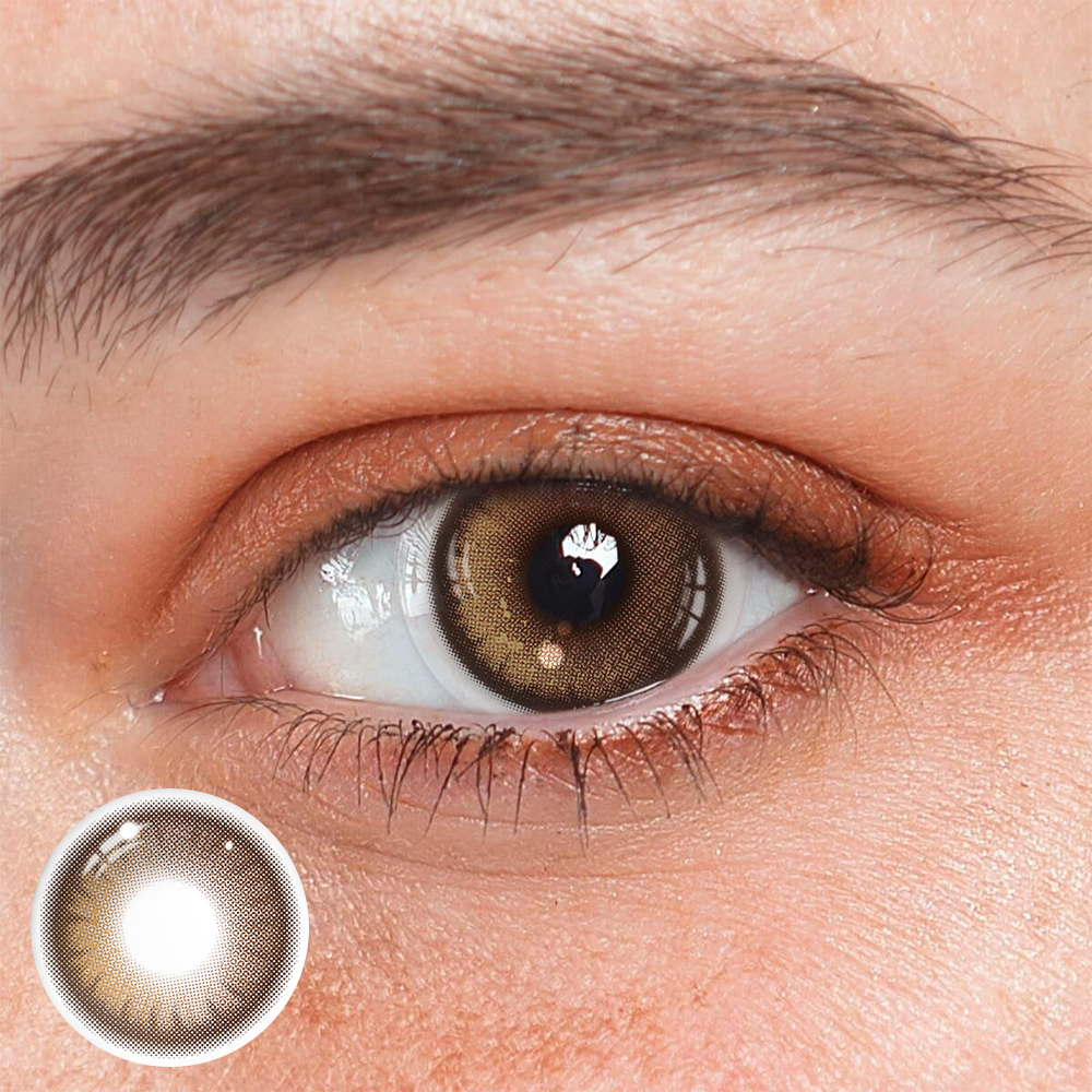 Yaqoot Brown Coloured Contact Lenses
